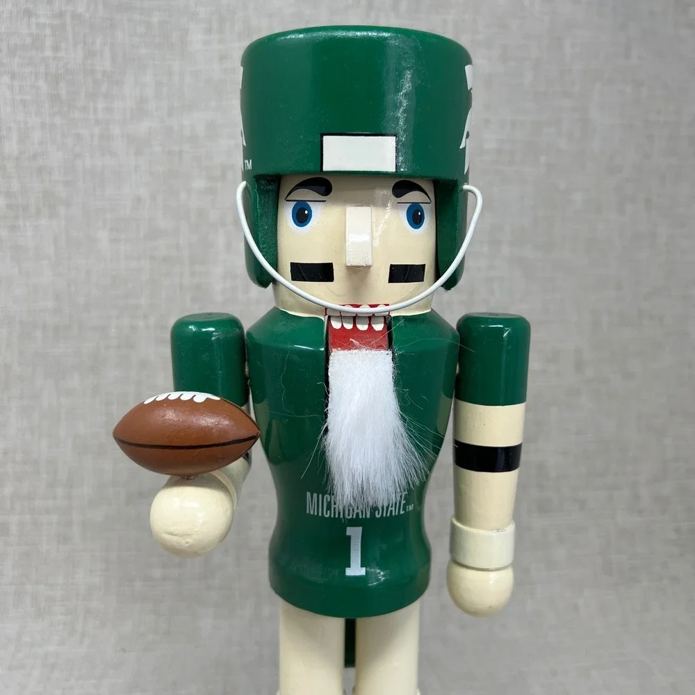 Michigan State Spartans Nutcracker Football Player 12